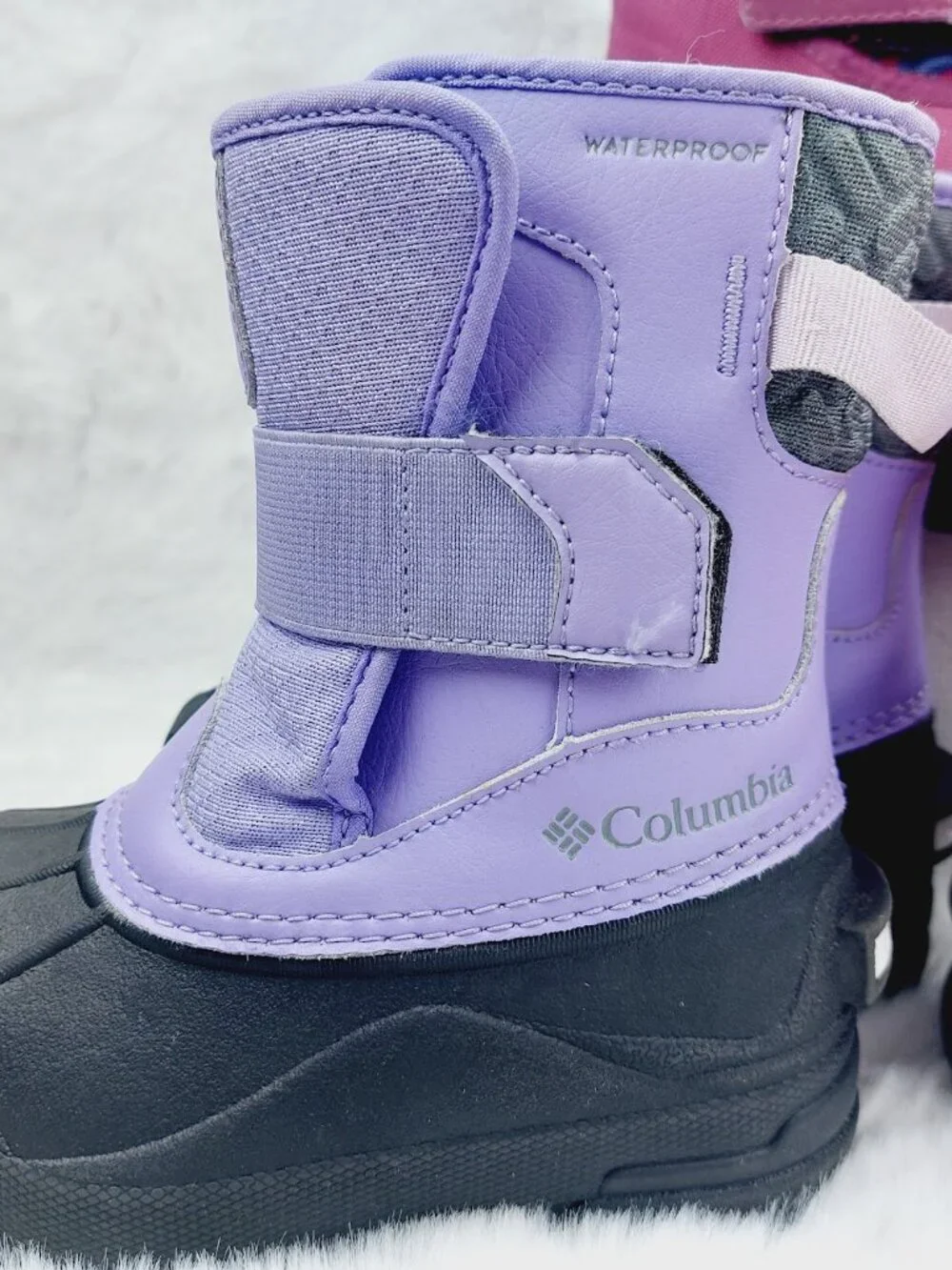 Set of 3 Sorel Columbia Girl's Purple Pink Ankle Snow Winter Boots Size US 9